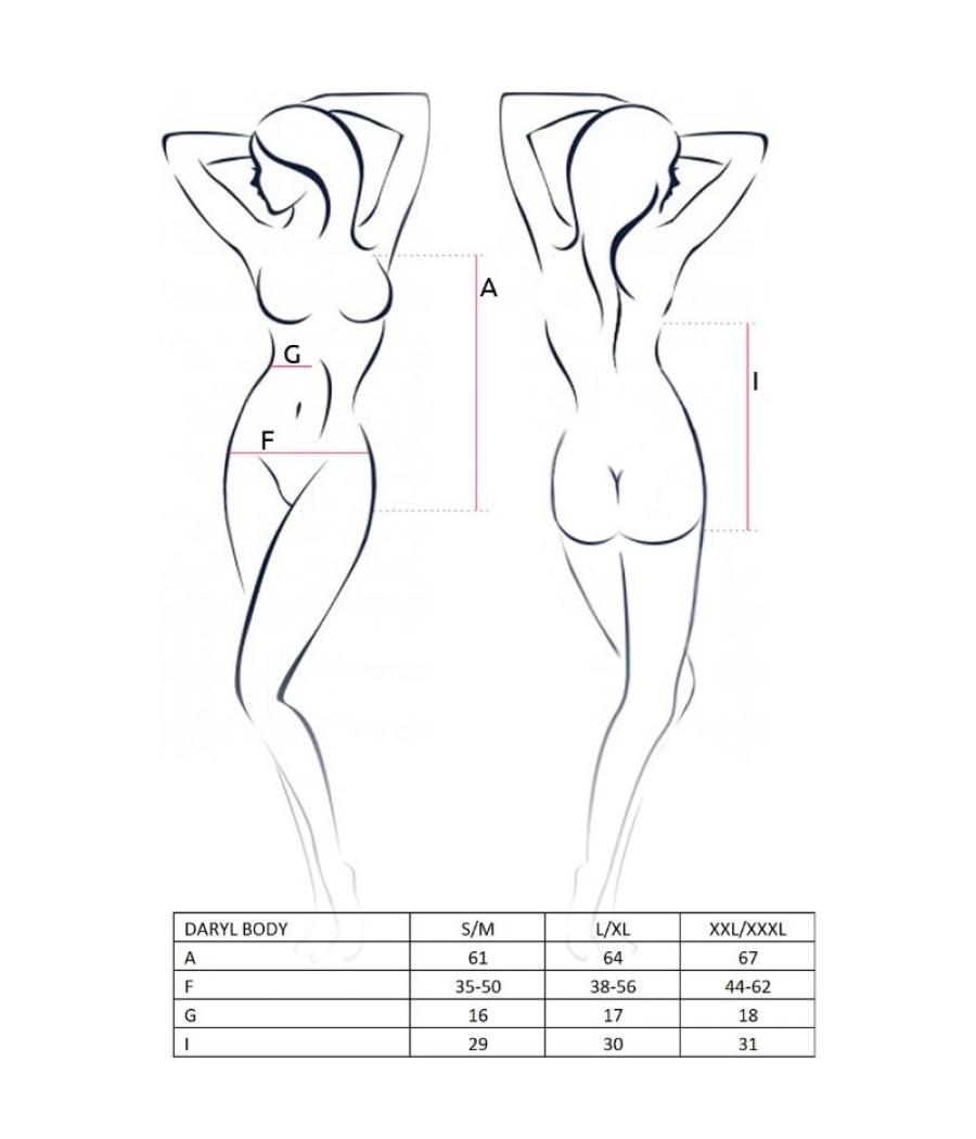 Passion - woman daryl teddy negro talla l/xl