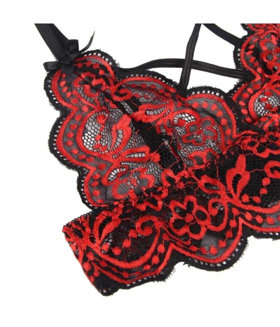 Subblime - set dos piezas top y panties encaje s/m