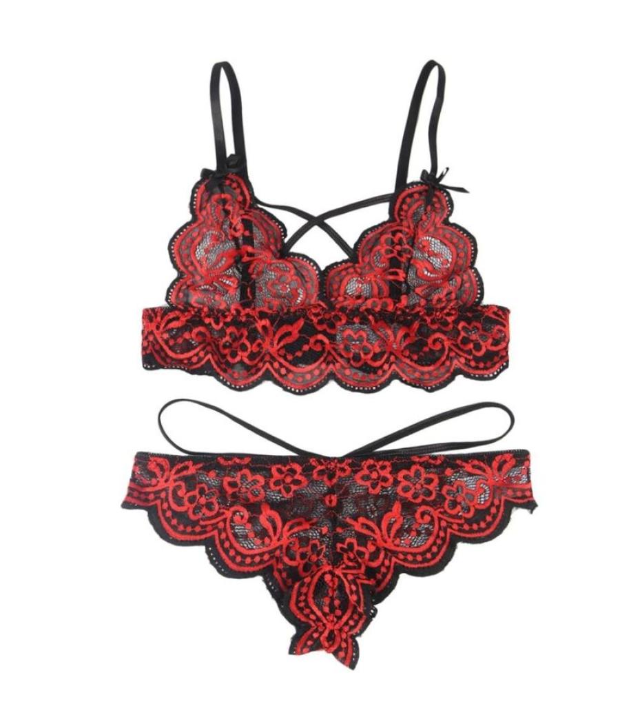 Subblime - set dos piezas top y panties encaje s/m