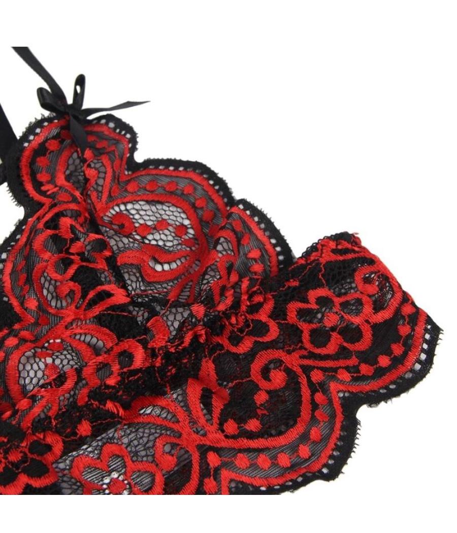 Subblime - set dos piezas top y panties encaje s/m