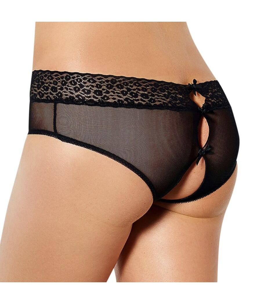 Queen lingerie - panties con abertura trasera s/m