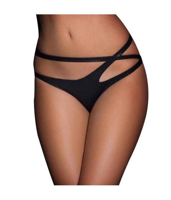 Queen lingerie - panties con doble tiranta cruzada s/m