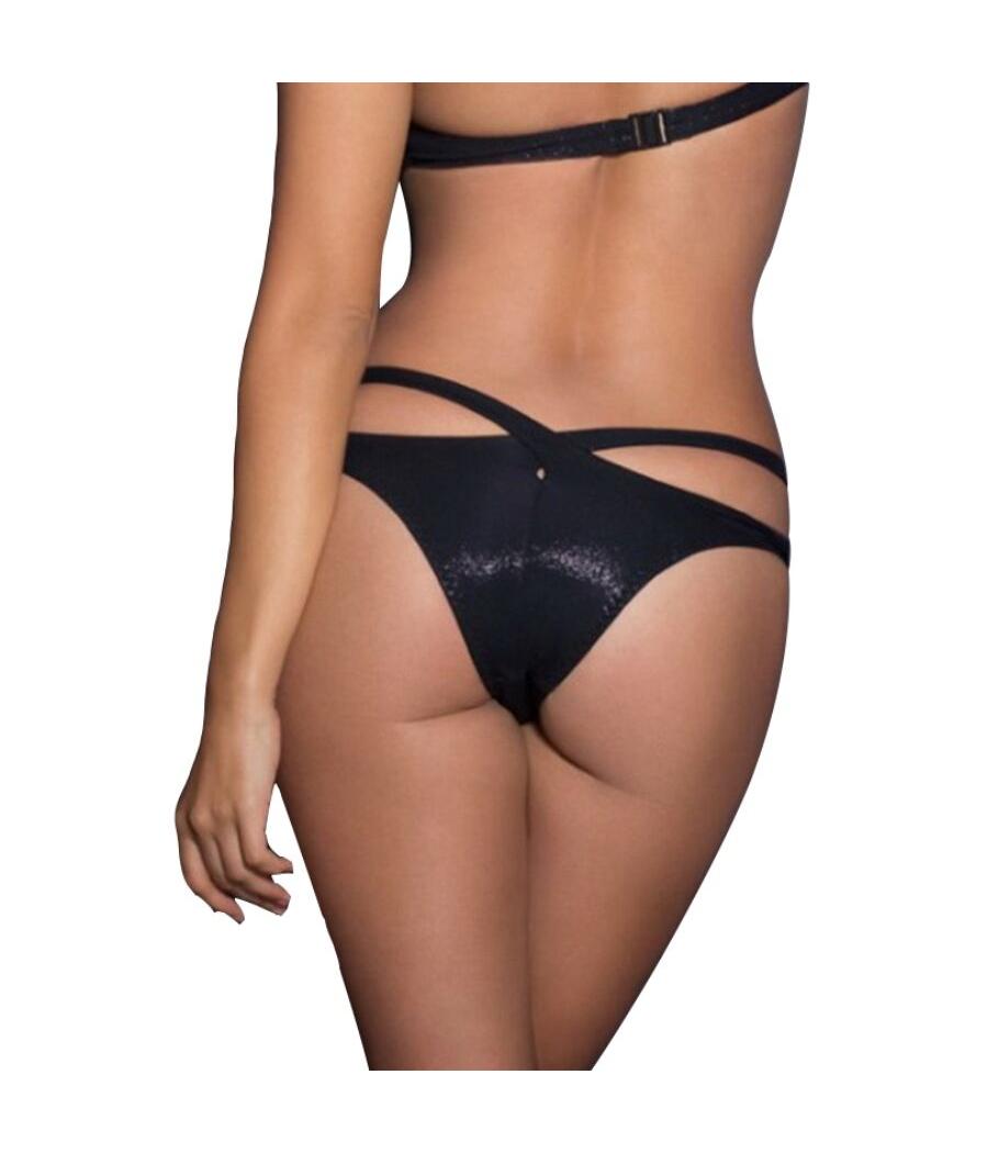 Queen lingerie - panties con doble tiranta cruzada s/m
