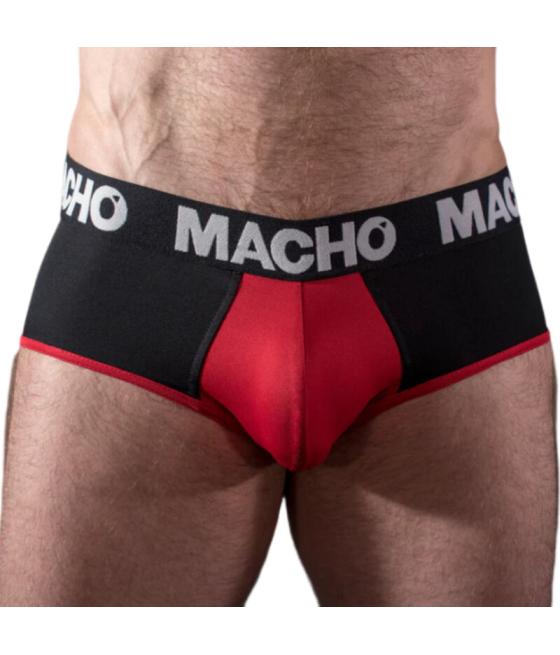 Macho - ms26n slip negro/rojo s