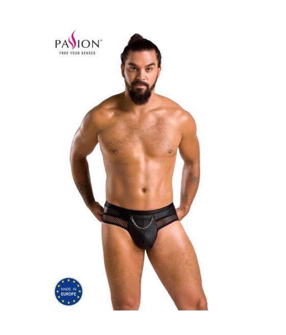 Passion - 030 slip abierto tom negro s/m