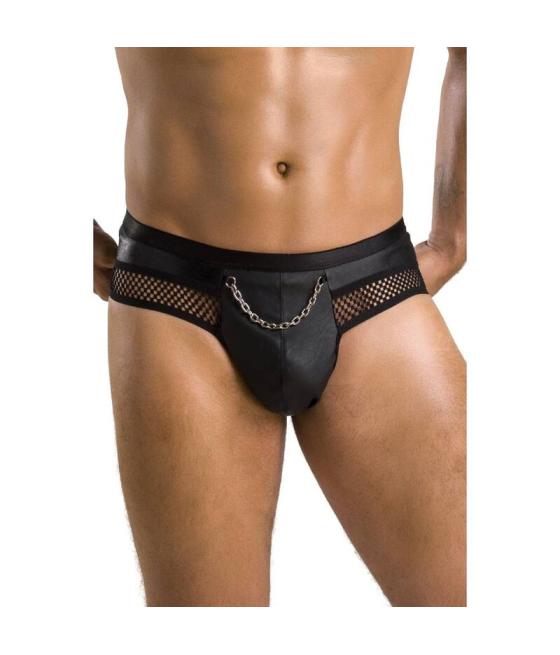 Passion - 030 slip abierto tom negro s/m