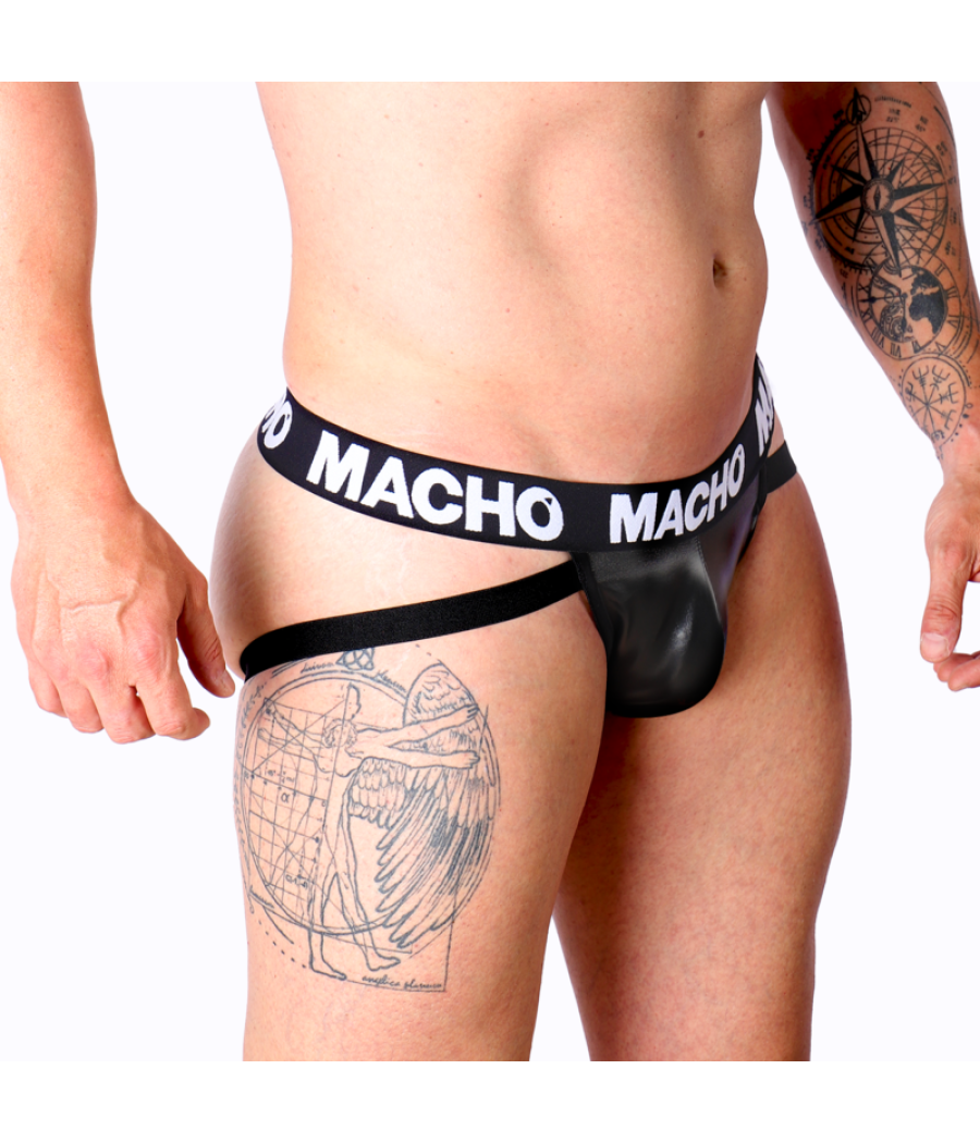 Macho - mx25nc jock cuero negro s
