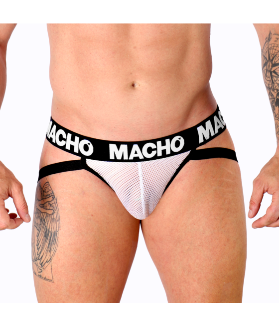 Macho - mx26x1 jock rejilla blanco s