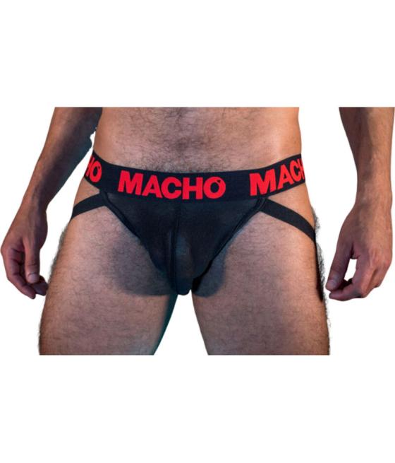 Macho - mx26x2 jock negro/rojo s