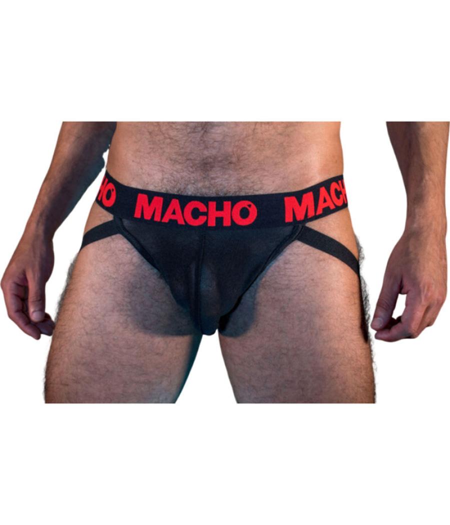 Macho - mx26x2 jock negro/rojo s