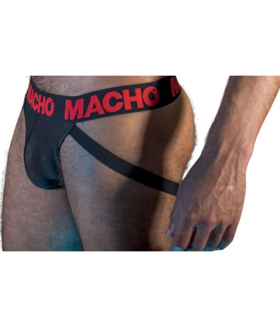 Macho - mx26x2 jock negro/rojo s