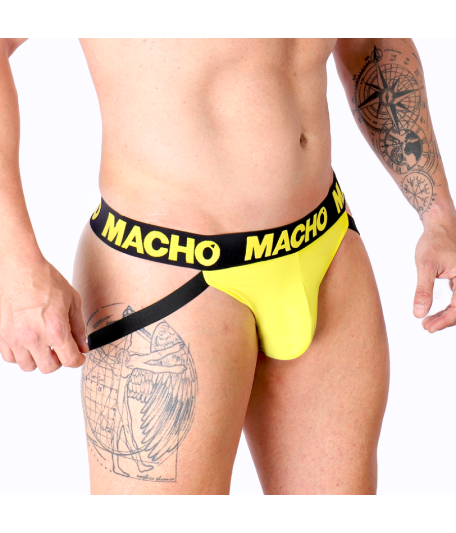 Macho - mx25a jock lycra amarillo s