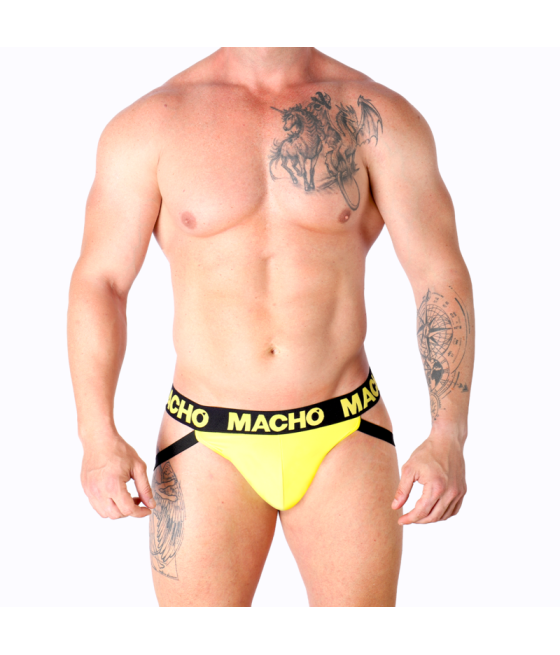 Macho - mx25a jock lycra amarillo s