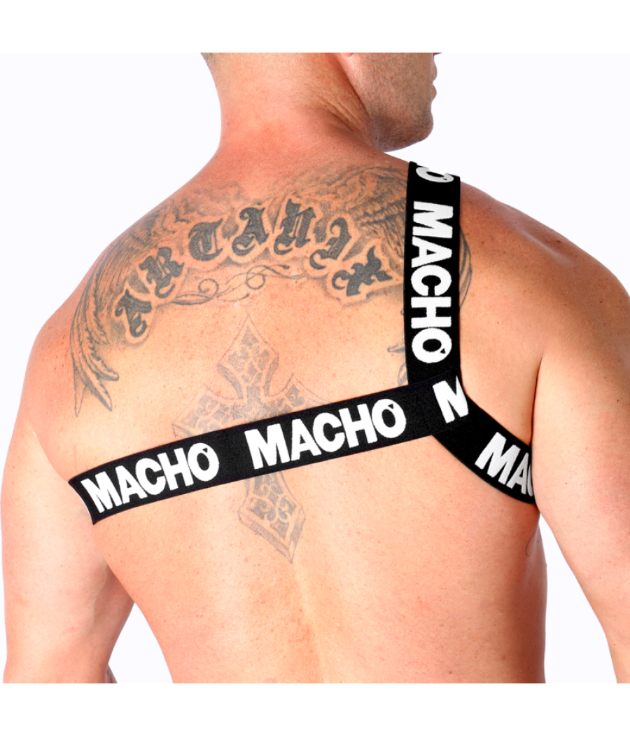 Macho - arnes romano amarillo s/m