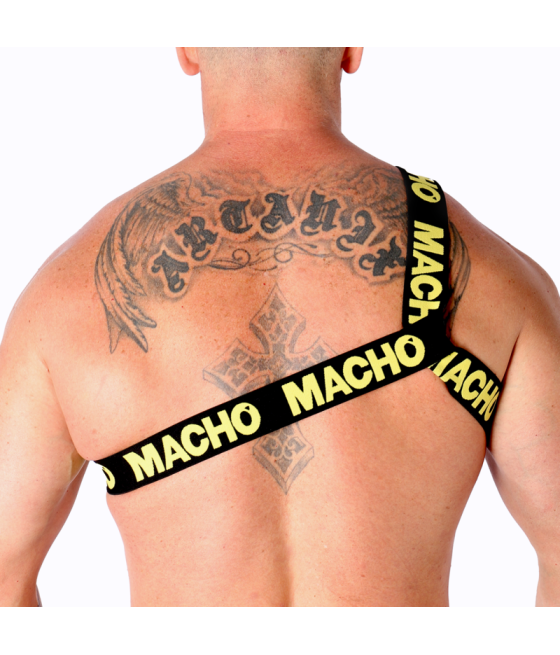 Macho - arnes romano amarillo s/m