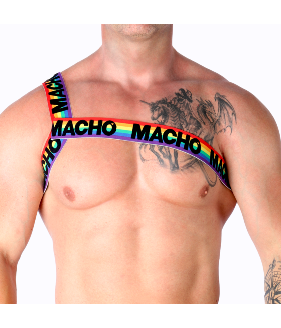 Macho - arnes romano amarillo s/m