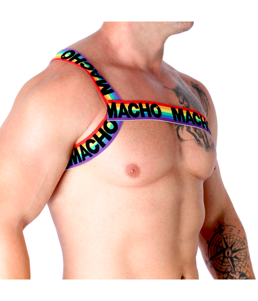 Macho - arnes romano amarillo s/m