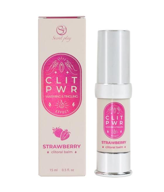 Secret play - clit pwr blsamo de clitoris de fresa