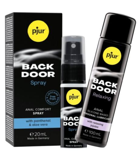 Pjur - back door set de lubricante anal y spray