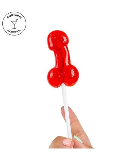 Secretplay - piruleta pene gominola con alcohol daiquiri de fresa