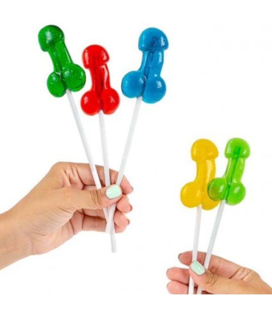 Secretplay - expositor surtido piruletas pene con alcohol 40 unidades