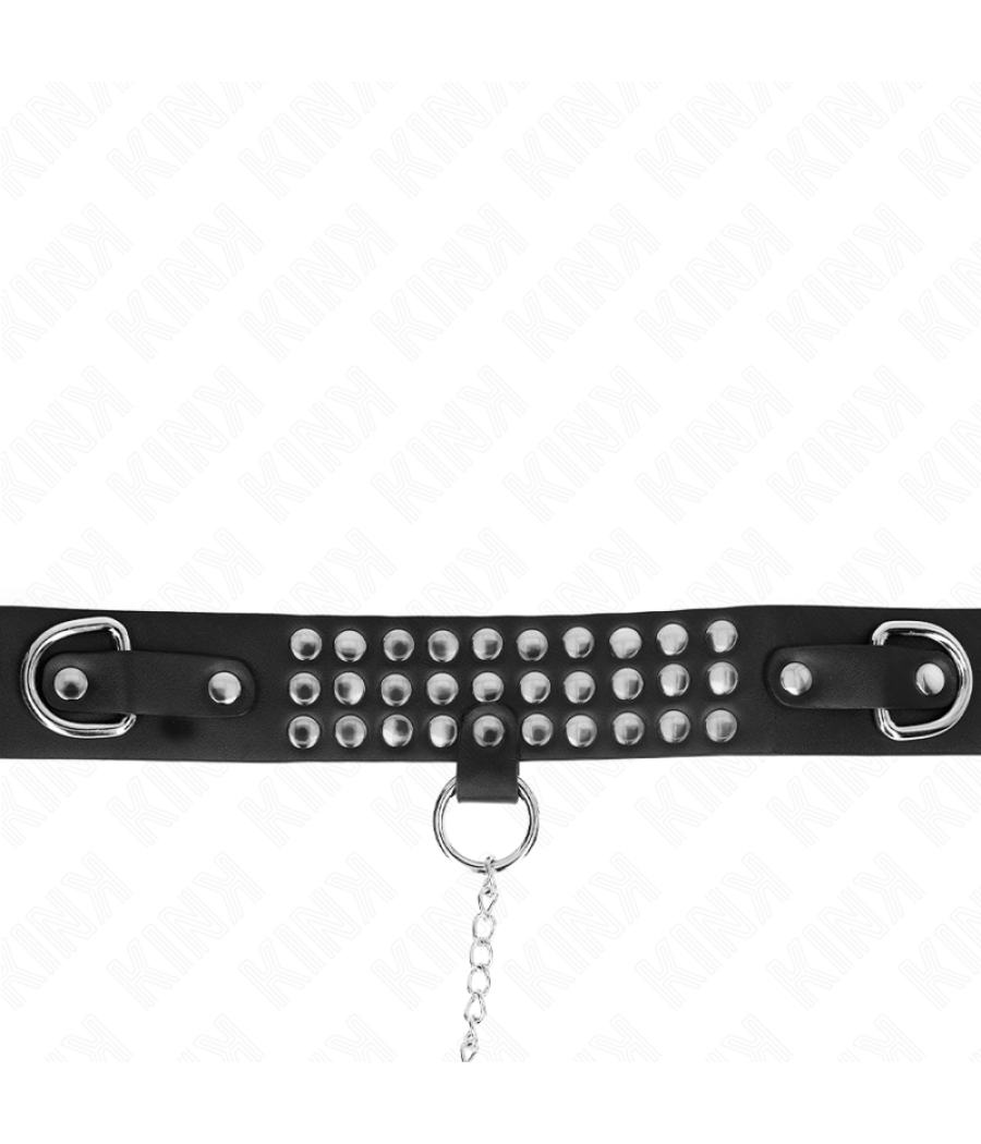 Kink - collar con correa 65 cm con brillos ajustable 37-42 cm x 5.3 cm
