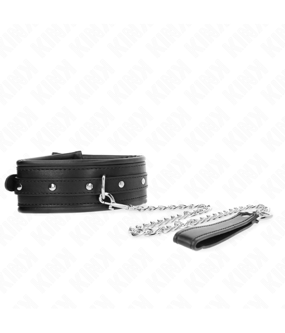 Kink - collar con correa 65 cm hebilla brillante 48.5 cm x 5.3 cm