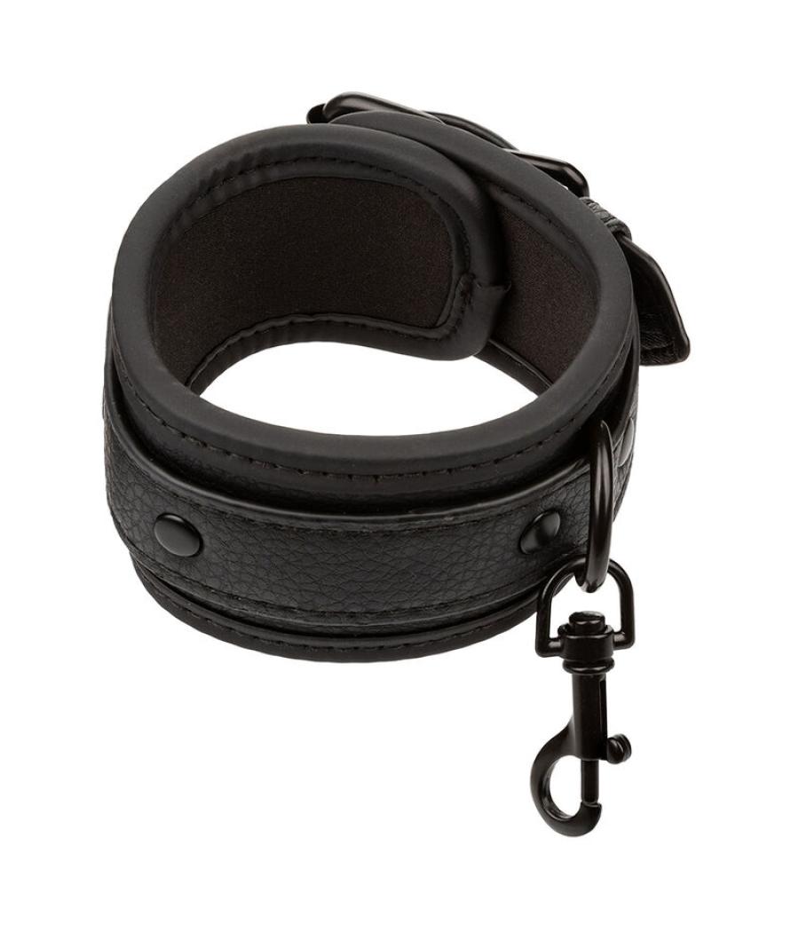 Calexotics - nocturnal esposas de tobillo cuero ajustable negro
