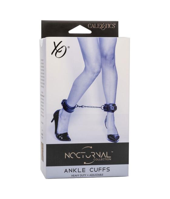 Calexotics - nocturnal esposas de tobillo cuero ajustable negro