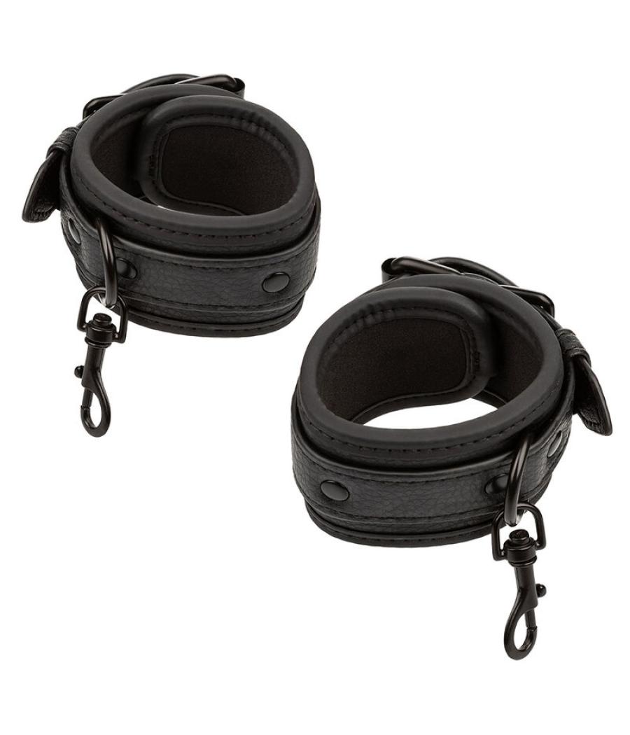 Calexotics - nocturnal restricciones de cama cuero ajustable negro