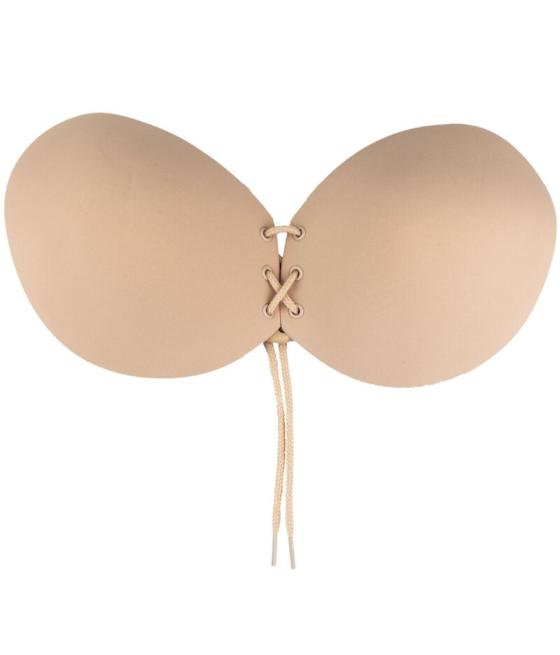 Bye-bra - sujetador adhesivo entrelazado beige copa c