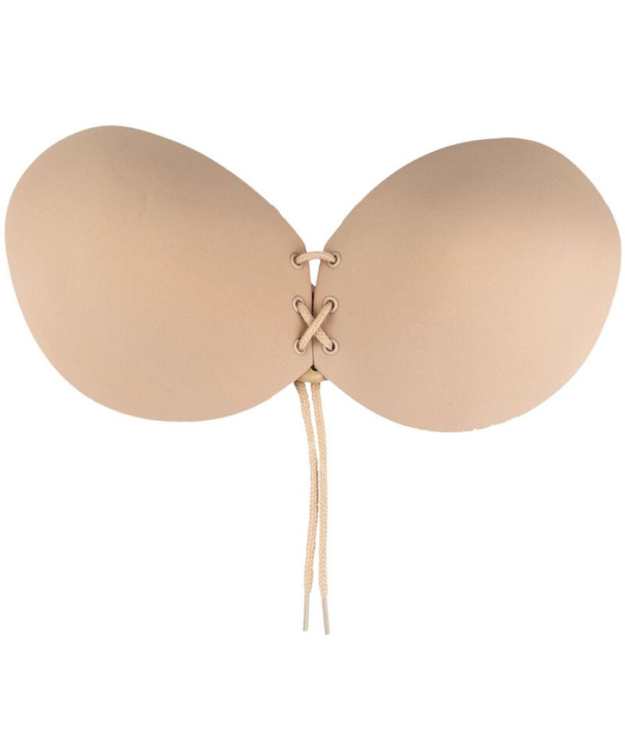Bye-bra - sujetador adhesivo entrelazado beige copa c