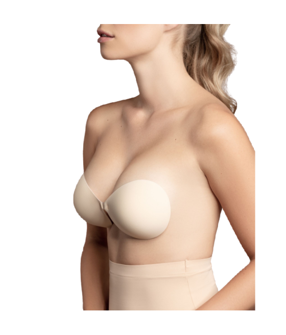 Bye-bra - sujetador invisible beige copa d