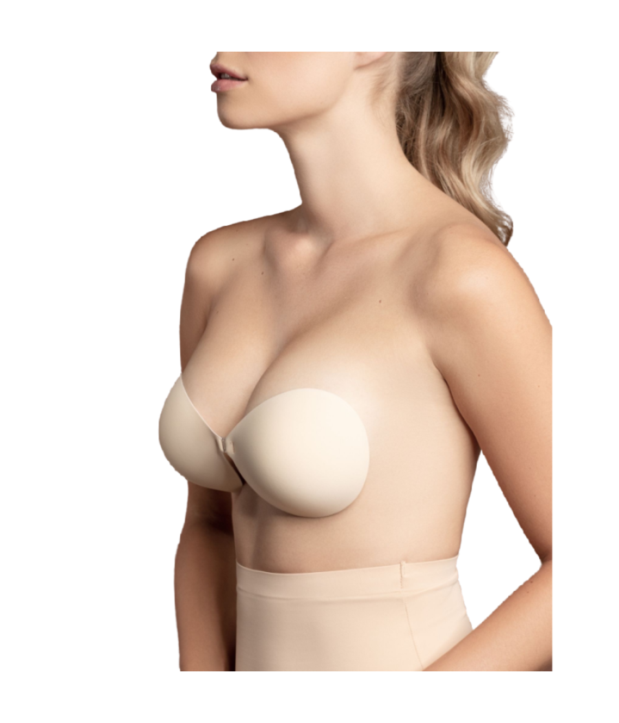 Bye-bra - sujetador invisible beige copa d