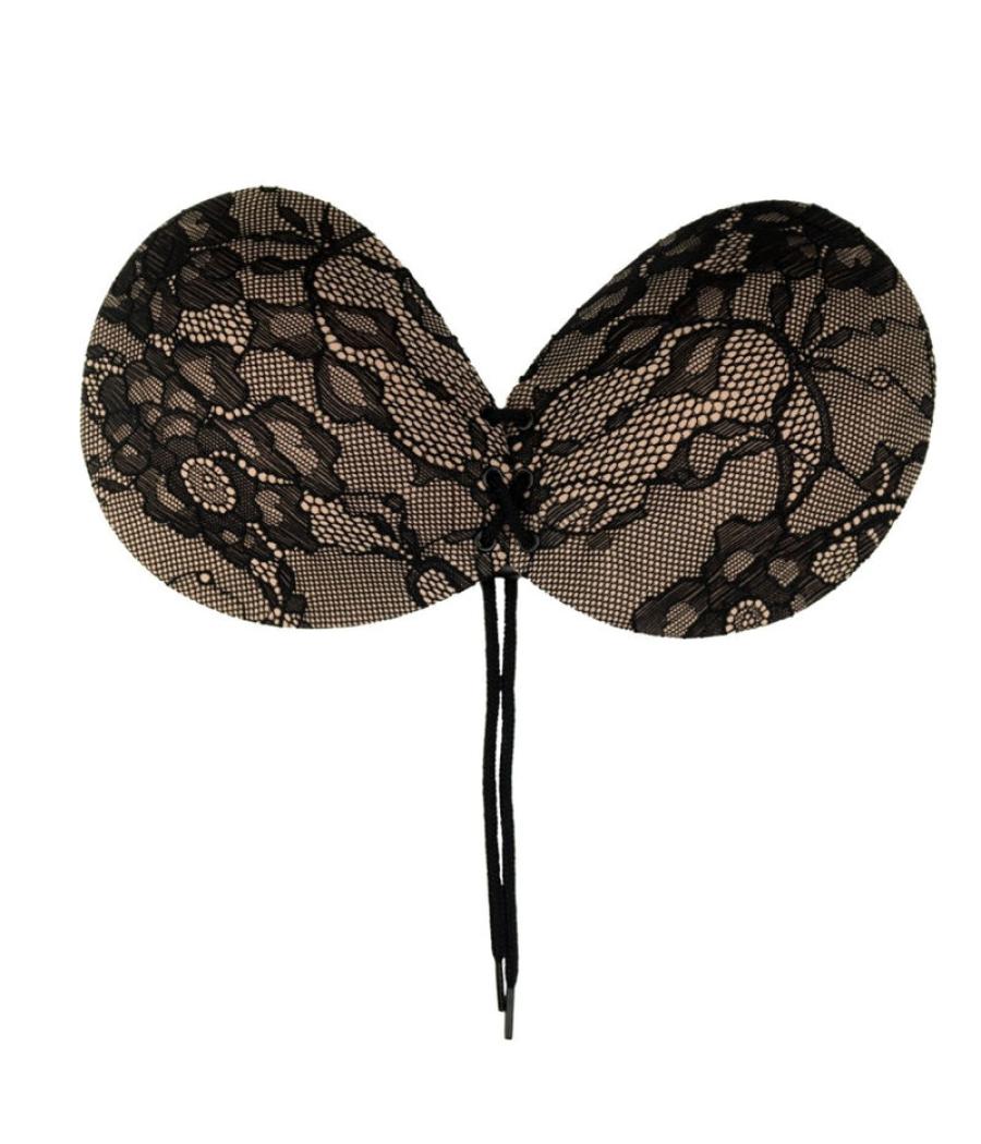 Bye-bra - sujetador adhesivo entrelazado & bordado copa a
