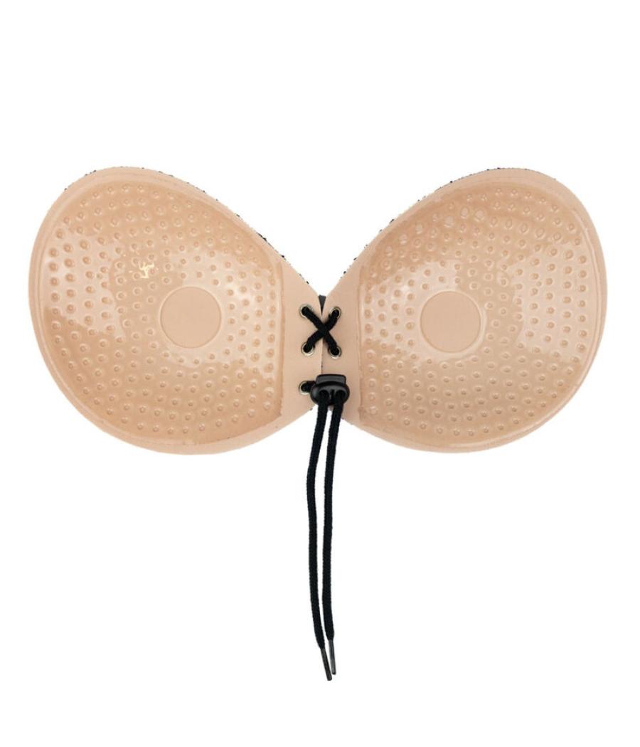 Bye-bra - sujetador adhesivo entrelazado & bordado copa a