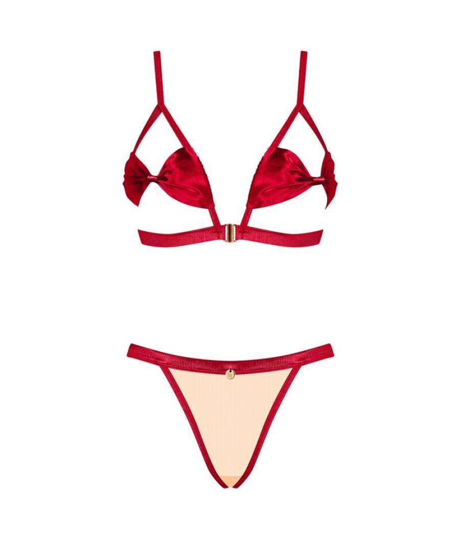 Obsessive - rubinesa set de dos piezas s/m