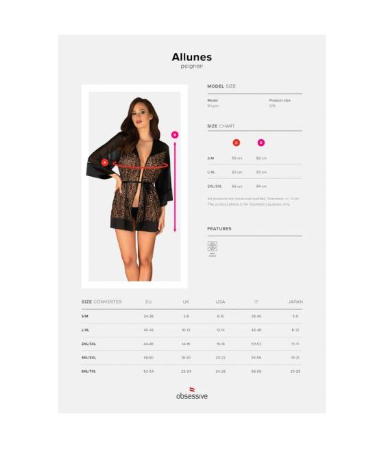 Obsessive - allunes peignoir s/m