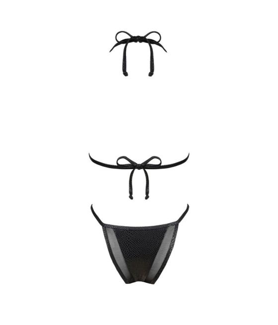 Obsessive - punta negra bikini negro l