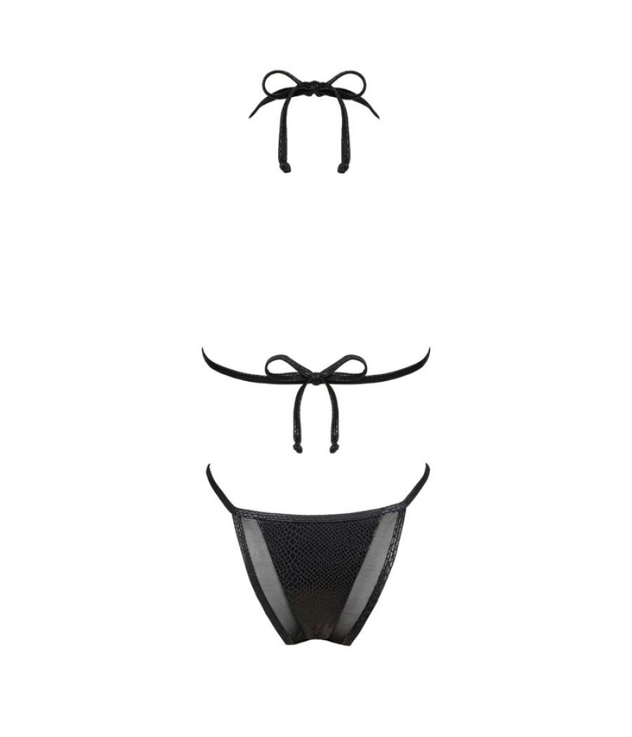 Obsessive - punta negra bikini negro l