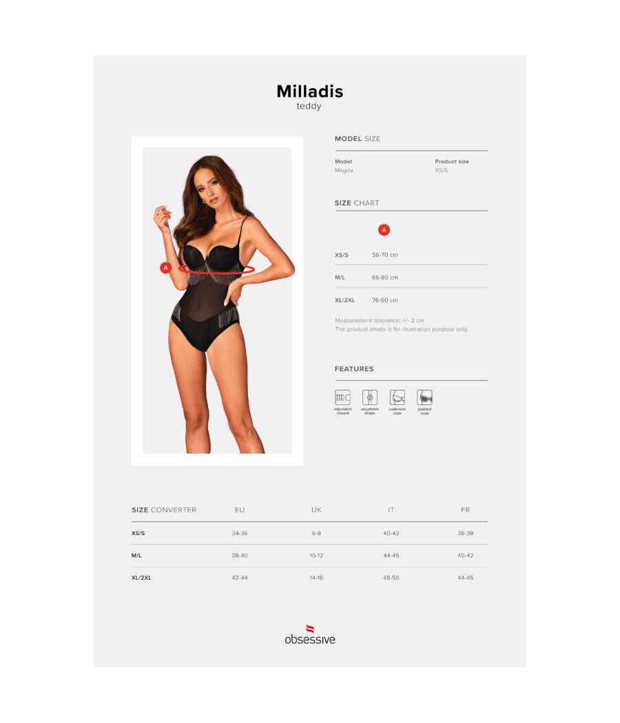 Obsessive - milladis teddy xs/s