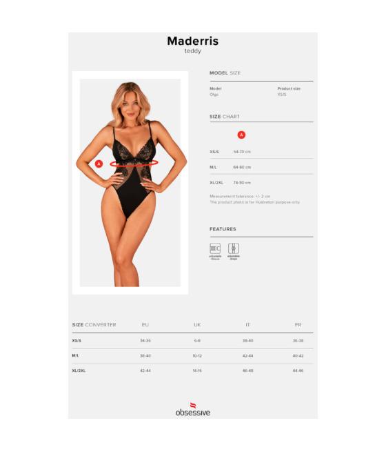 Obsessive - maderris teddy xs/s