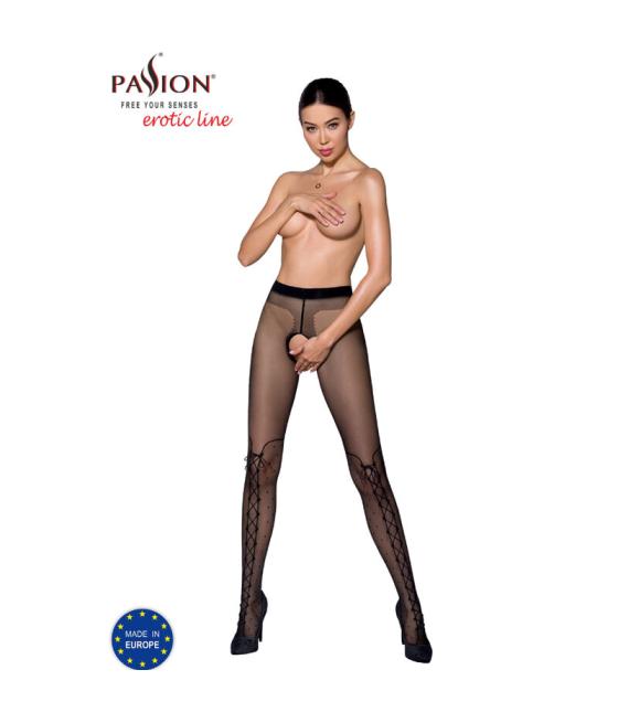 Passion - tiopen 009 medias negro 1/2 20 den