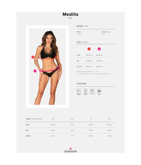 Obsessive - medilla set dos piezas xs/s
