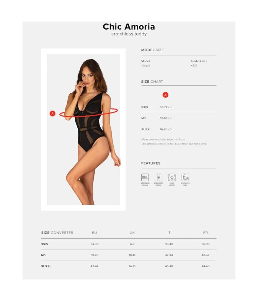 Obsessive - chic amoria teddy xs/s