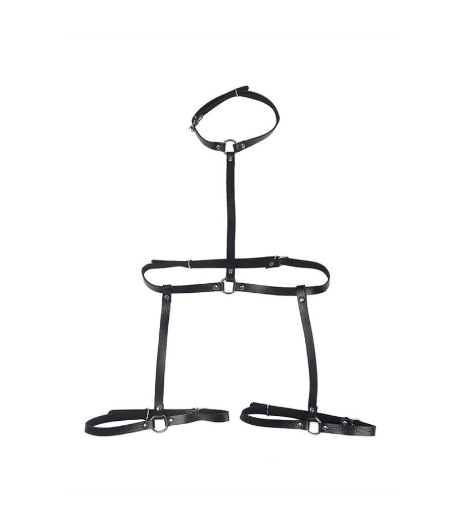 Subblime - arnÃs de cuerpo cuero negro talla Ãnica