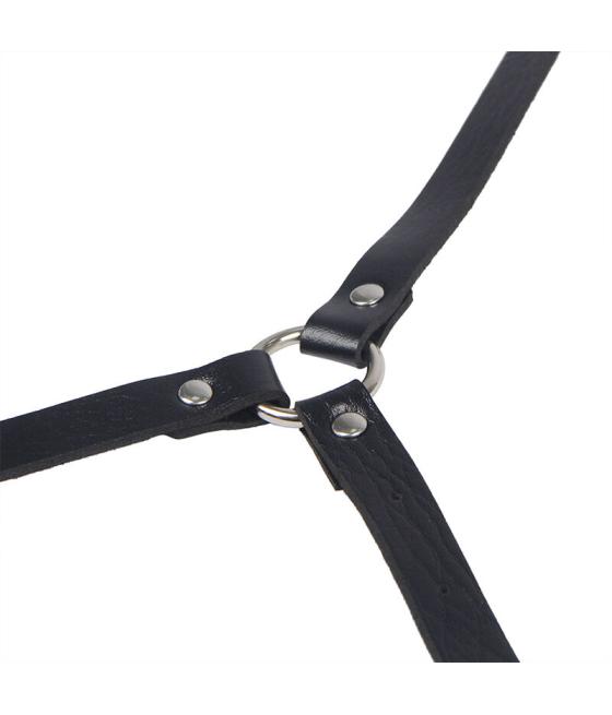 Subblime - arnÃs de cuerpo cuero negro talla Ãnica
