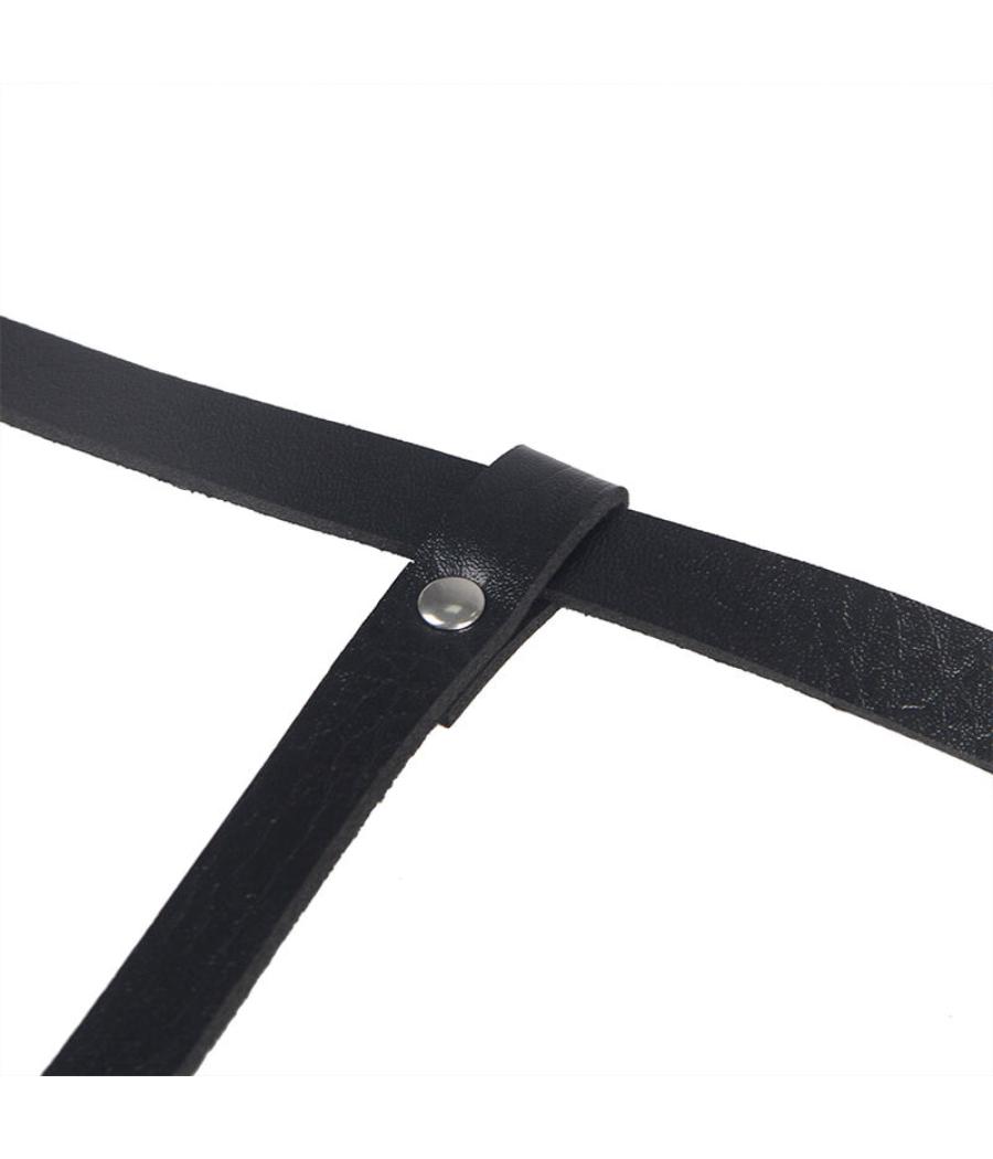 Subblime - arnÃs de cuerpo cuero negro talla Ãnica