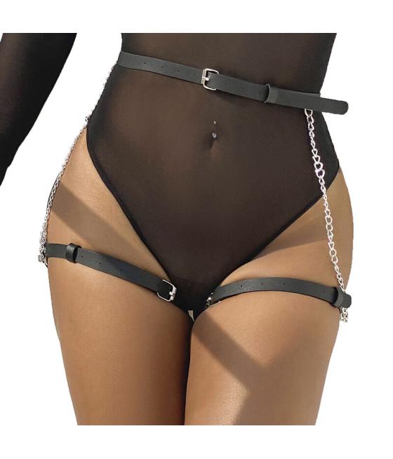 Subblime - arnÃs forma cinturon cuero negro talla Ãnica