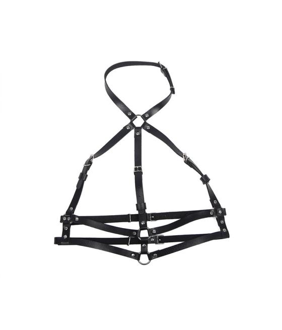 Subblime - arnÃs de pecho anillas de cuero negro talla Ãnica